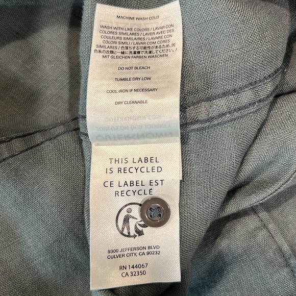 Outerknown Retrograde Linen Jumpsuit - size small - Picture 6 of 7